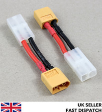 XT60 Male To Tamiya Male Connector Lead Adaptor/Wire/Cable 30mm RC LiPo