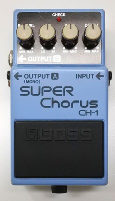 BOSS CH-1 SUPER Chorus Guitar Effects Pedal 1997 #219 Analog Circuit DHL or EMS