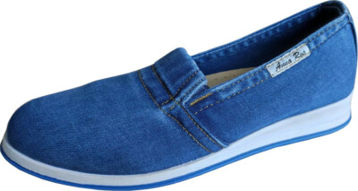 Anna Ros Ladies Denim Shoes / Slip On