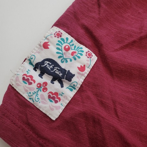 Fat Face Top Pink Embroidered Floral Girls Kids Age 12-13 Great Condition - Picture 17 of 19
