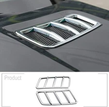 ABS Chrome Engine Roof Hood Vent Sticker Trim For Benz ML GL 2012-2015 GLE 16-18