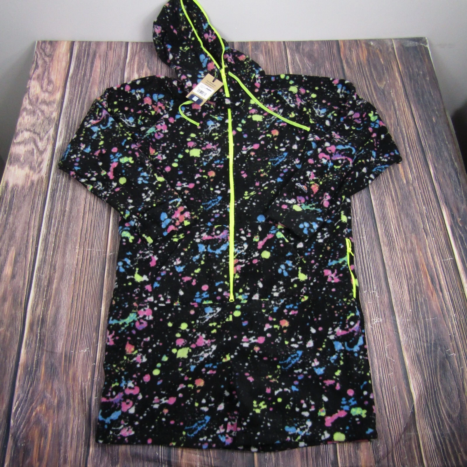Chubbies neuf avec étiquette homme 2XL brunch wrap suprême chubbsie court noir à capuche