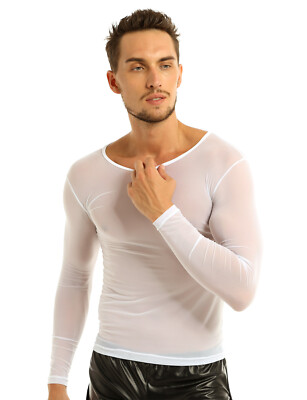 Sheer Mesh T-shirt Tops 