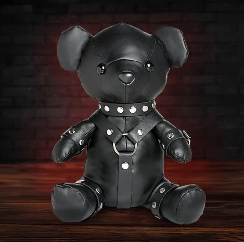 Master Series Gimp Bear Black Adult Party Gift Supplies, New - Picture 2 of 3