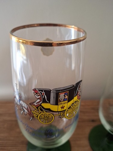 Taxis Vintage 4er Set kleine Biergläser St Pauli Mädchen Wolters etc deutsch - Bild 11 von 14