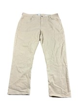 The Perfect Jean NYC Pants Men  s Size 40x32 Tan Denkhaki Slim Thick Stretch