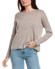 Eileen Fisher Petite Wool Box Top Women's