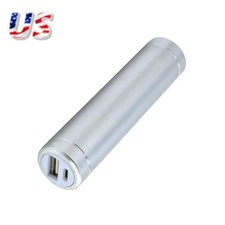 DC 5V Mini Silver 5V USB Power Bank DIY Case Charger Box Kit For 18650 Battery a