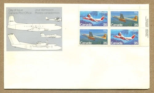 CANADA 1981-11-24 Canadian Aircrafts Transport & Training TRCB 4x35¢ FDC