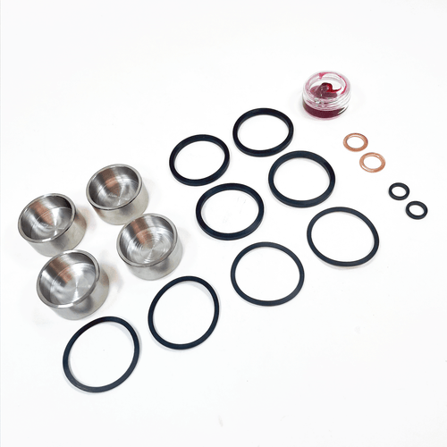 Sello de pinza de freno + Kit de pistón OEM para H-D 00-07 Big Twin 00-03 XL delantero/trasero - Imagen 1 de 5