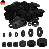 120 StüCk Gummi Unterlegscheiben, Gummi Flach Unterlegscheiben Set,