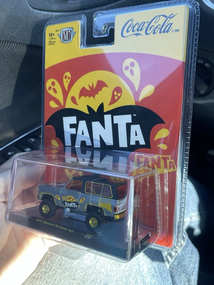 New M2 Machines 1/64 Fanta 1974 Chevrolet K5 Blazer Halloween Raw Chase - Image 3 of 3