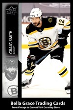 2021-22 Upper Deck Craig Smith #19 Boston Bruins NHL Hockey