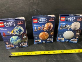 Star Wars Lego sets lot Planet Series 1 pre-owned 9674 9675 9676