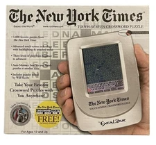 Vintage Excalibur The New York Times Touch-Screen Crossword Puzzle NEW