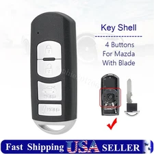 Fob Remote Key Shell for 2014 2015 2016 2017 2018 MAZDA 6 3 MX-5 MIATA 4 Button