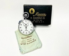 Cronometro vintage MINERVA anni 60 tachimetro svizzero rally yacht timer retrò RARO