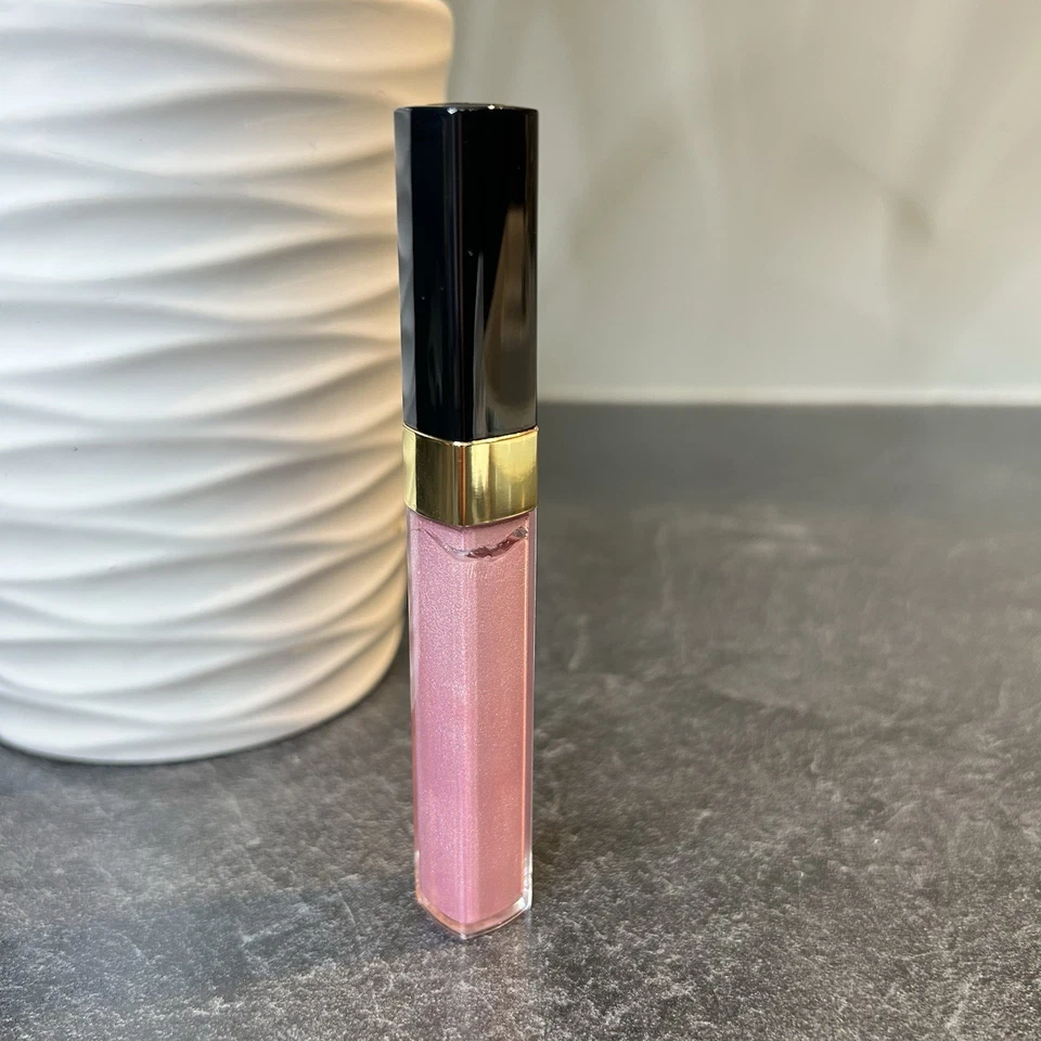 NUEVO Chanel Palanca Brillante Brillo 13 BRILLANTEZ Rosa Perla MUY RARO Foto 2 de 4