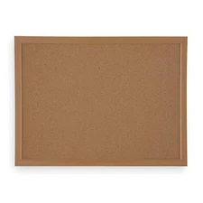 Cork Bulletin Board 18"H X 24"W, 1Nuk9