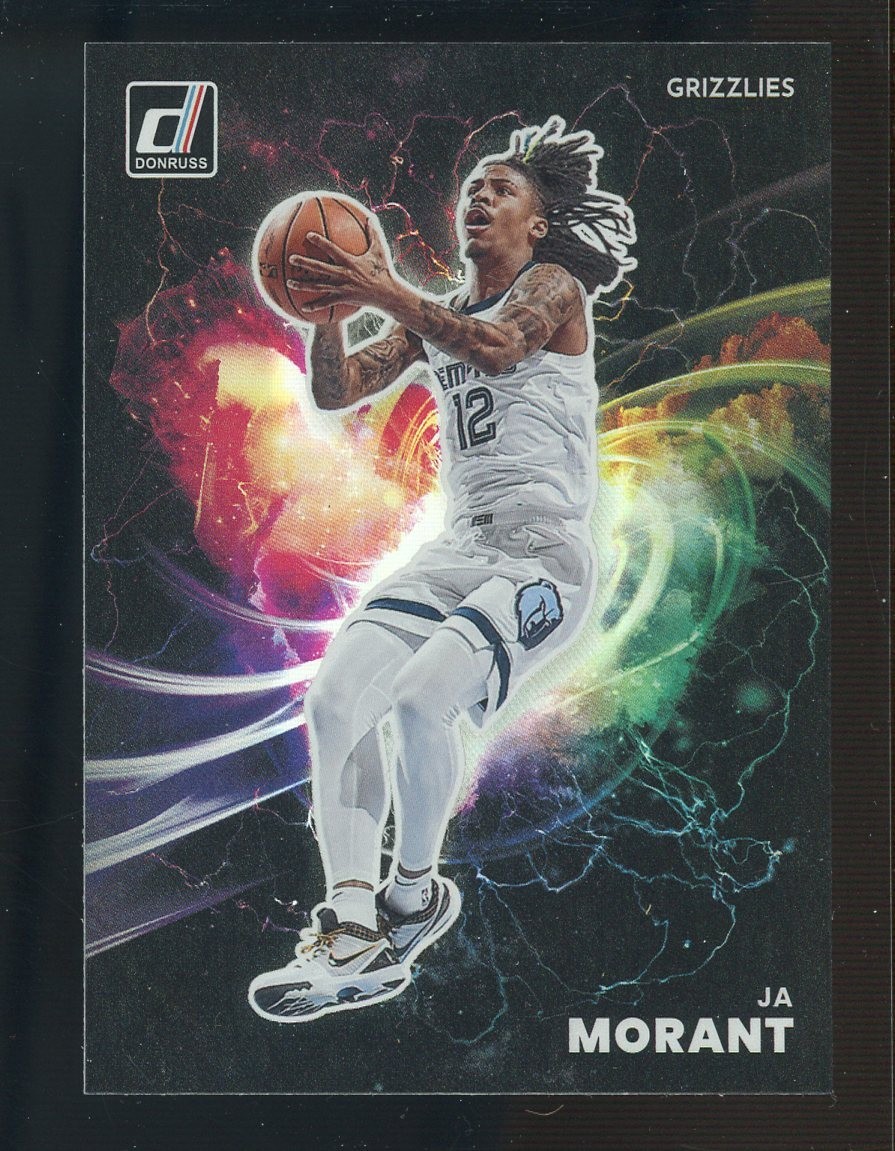 2022-23 Donruss Night Moves #22 Ja Morant Memphis Grizzlies Case Hit