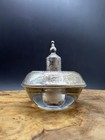 Vintage Frank M. Whiting Sterling Silver & Glass Hy-Glo Table Lighter — photo 1