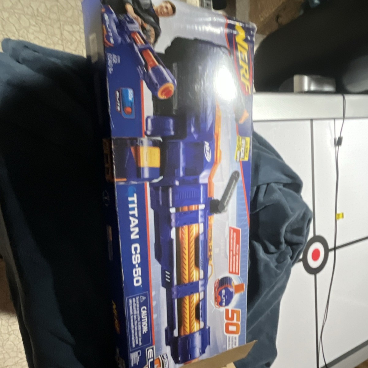 Nerf E2865 Elite Titan CS-50 50-Dart Toy Blaster for sale online