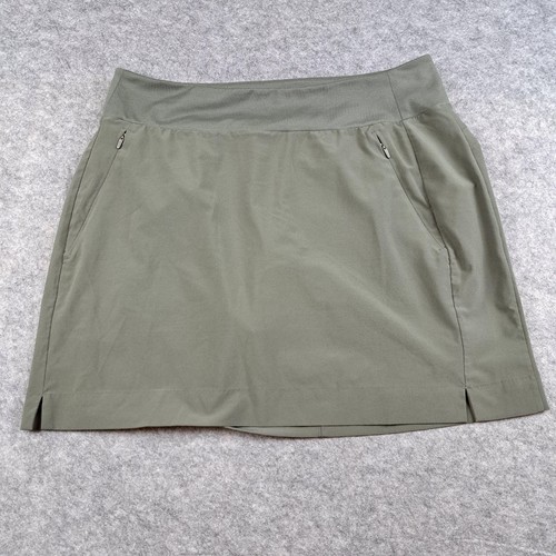 Athleta Skort Mujer 10 Verde Soho Elastizado Rendimiento Atlético Bolsillos Informal - Imagen 9 de 9