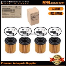⭐OEM⭐4PCS Oil Filter for 20-24 Accent Elantra Kona Santa Fe Sonata Tucson 1.6L