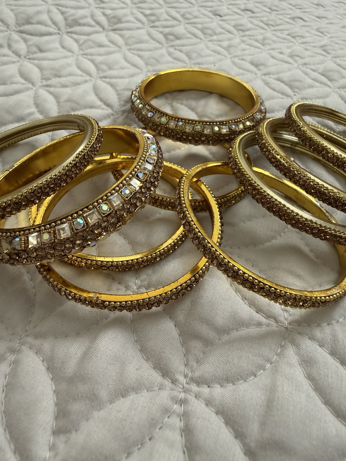 Gold Bangle Bracelets - image 5