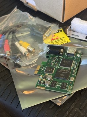 PCI-E video capture card with HDMI/DVI/Component/CVBS+Audio LR/S-Video input