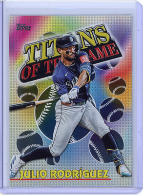 Julio Rodriguez 2026 Topps Series 1 Titans Of The Game #TOG-20