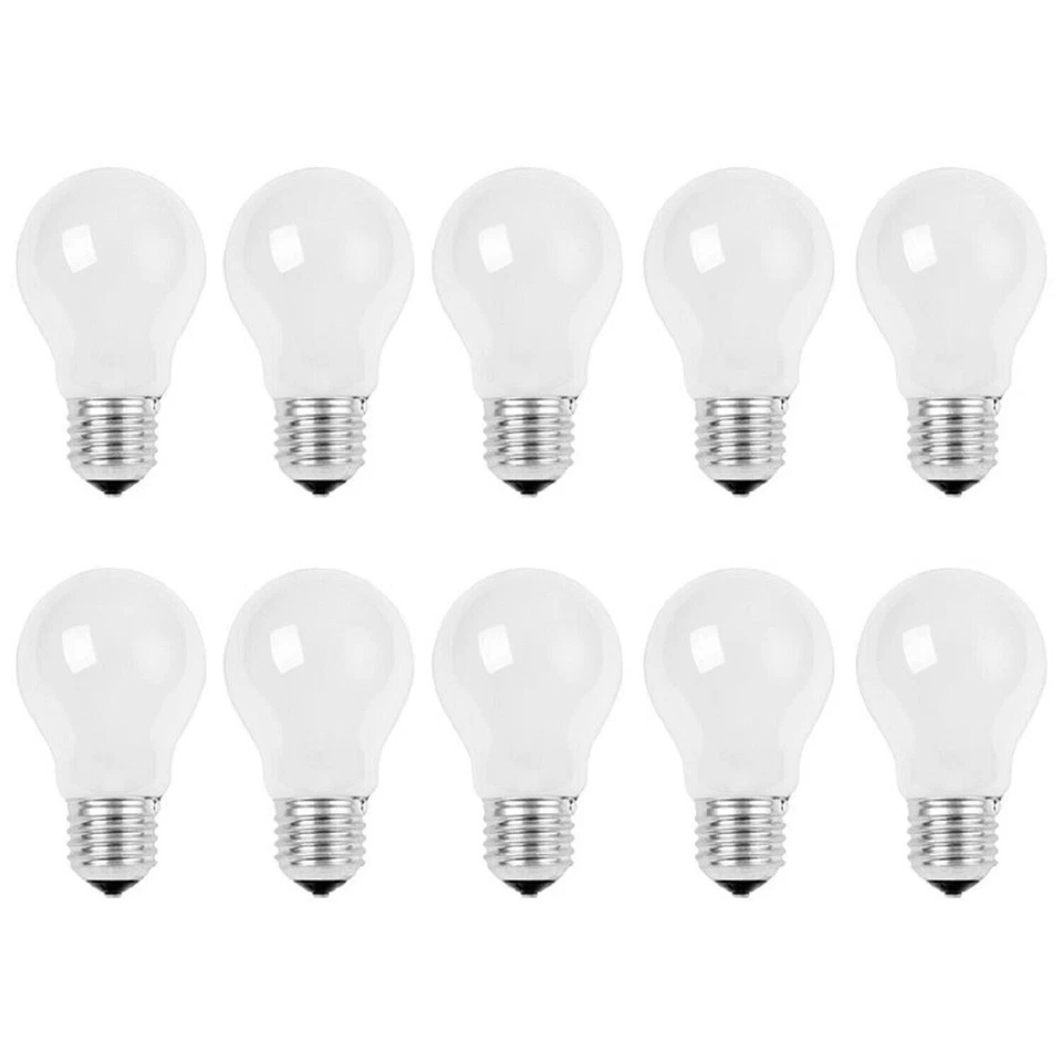 LAMPADINA INCANDESCENZA GOCCIA SMERIGLIATA 100W E27 230V CONFEZIONE 10 PEZZI - Immagine 2 di 3