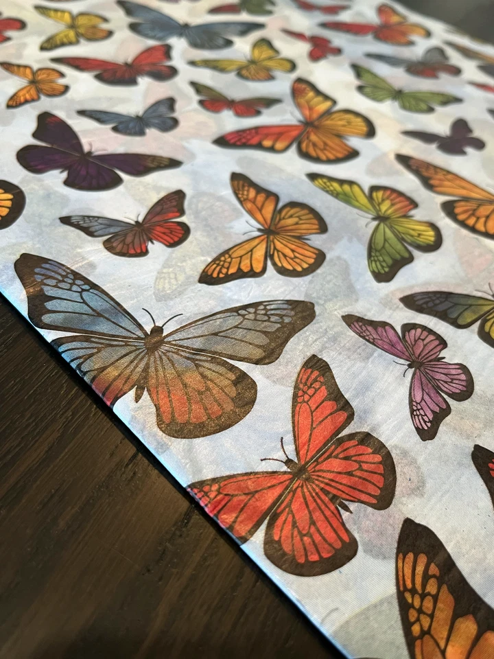 MONARCH BUTTERFLY Design Tissue Paper Sheets Choose Size & Package Amount - Image 3 of 4