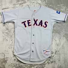 2001 Texas Rangers Alex Rodriguez #3 Authentic Grey Jersey 40 Large