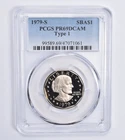 1979-S Susan B Anthony Dollar Proof — photo from another recent sale