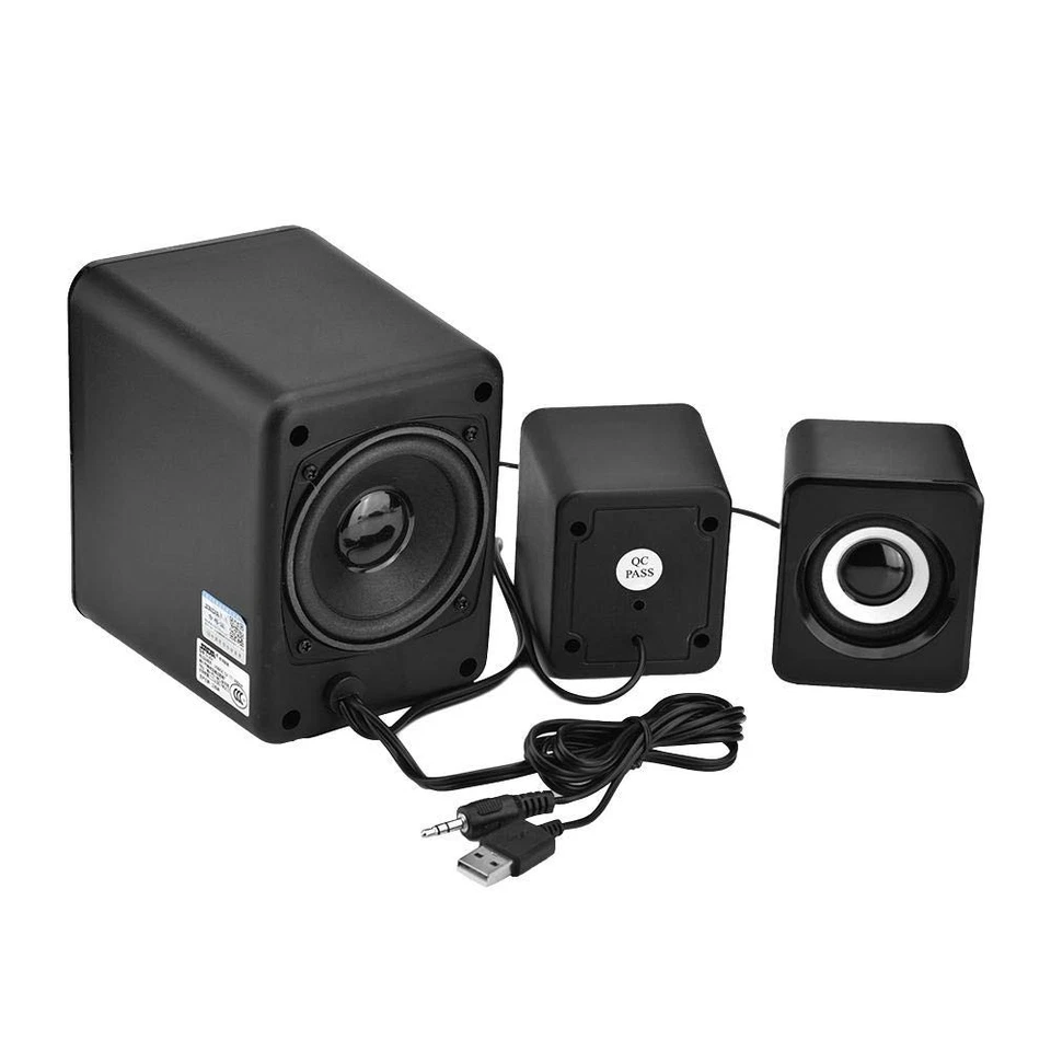 3W Treble and Bass Independent Adjustment Mini Subwoofer, Rear 3 Inch Bass Sp... - Image 2 of 3