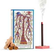 PHOOL LUXURY INCENSE Bambooless Incense Sticks - Tulsi Dhoop Sticks For Pooja