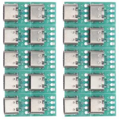  20pcs USB C Connector Boards DIY 3.1 PCB Converter Board Support -Modul für