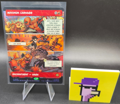 MTG Maximum Carnage Foil Marvel's Spider-Man SHOWCASE NM EN