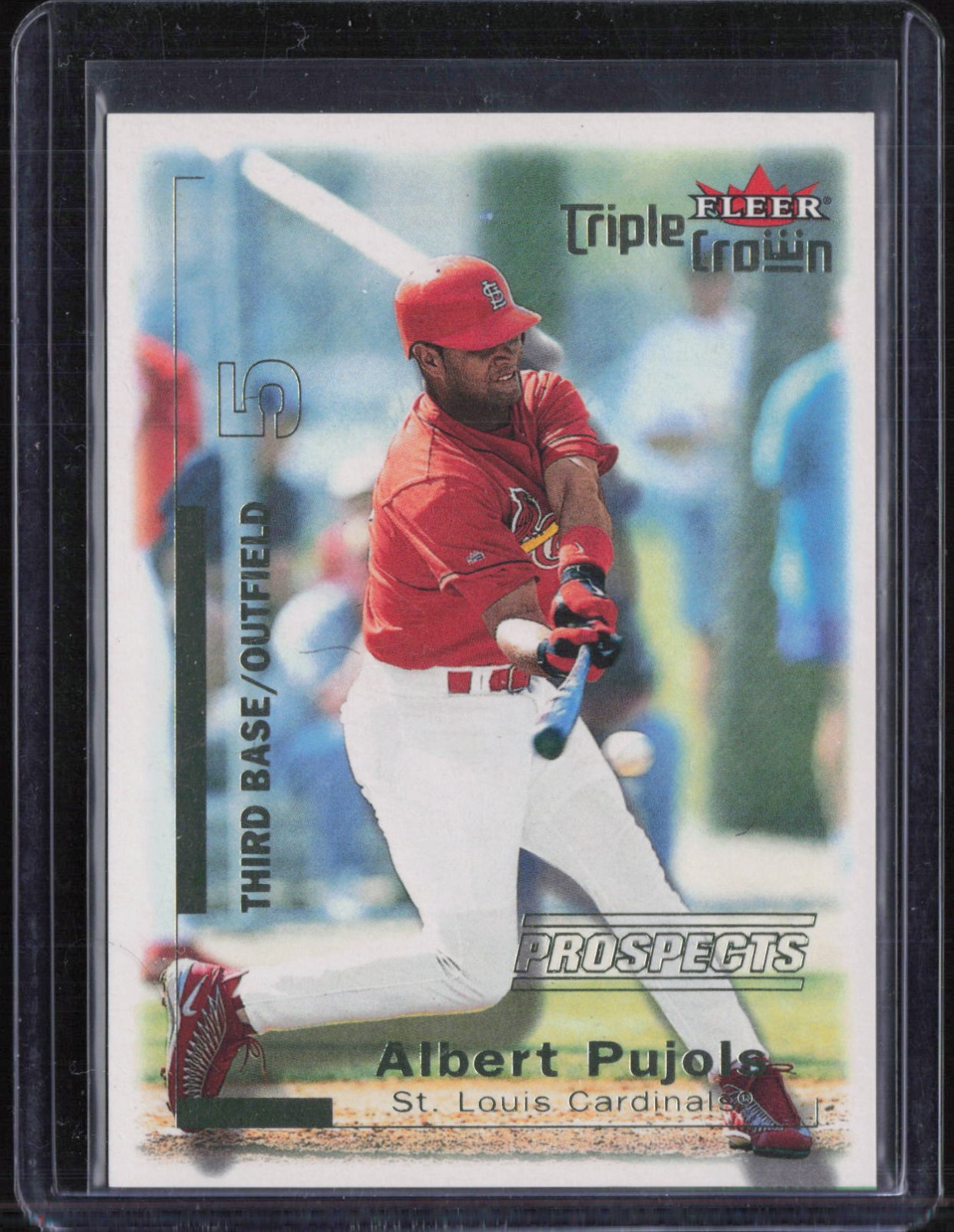 2001 Fleer Triple Crown #309 Albert Pujols /2999 RC Rookie 