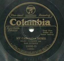 RILEY PUCKETT (My Carolina Home / I'm Drifting) CLASSIC COUNTRY 78 RPM RECORD