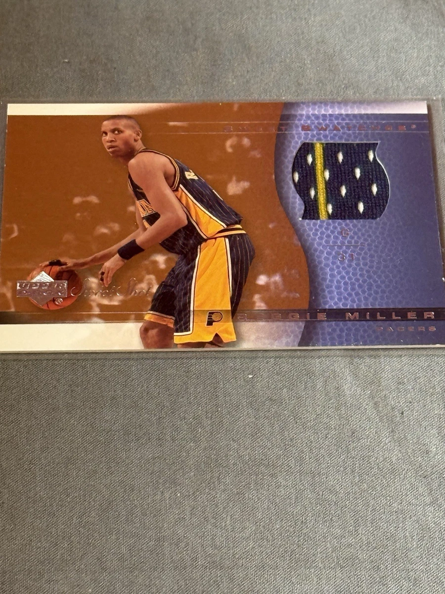 Carte à Collectionner Upper Deck 2004 Reggie Miller (Indiana Pacers) Avec Patch Maillot