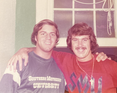 1970s Southern Methodist University Dallas Texas College Guys Cross Orig Photo