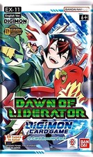 Digimon Card Game Dawn of Liberator Extra Booster Pack EX11 ENGLISH 12 Cards