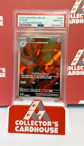 Scizor | 205/197 | PSA 10 | Obsidian Flames Illustration Rare | G20