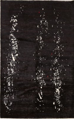 Vegetable Dye Turkish Abstract Oriental Area Rug Wool Hand-knotted Carpet 6x9 ft