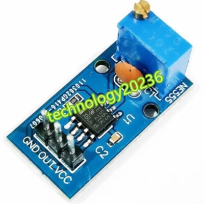 5PC NEU NE555 Pulse generator Square wave rectangular wave signal generator #YT