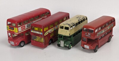 Vintage Corgi & Dinky Toys London Double Decker Transport