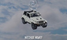 2016 Jeep Wrangler Christmas Ornament 1/64 Adorno 75th Anniversary Edition Open