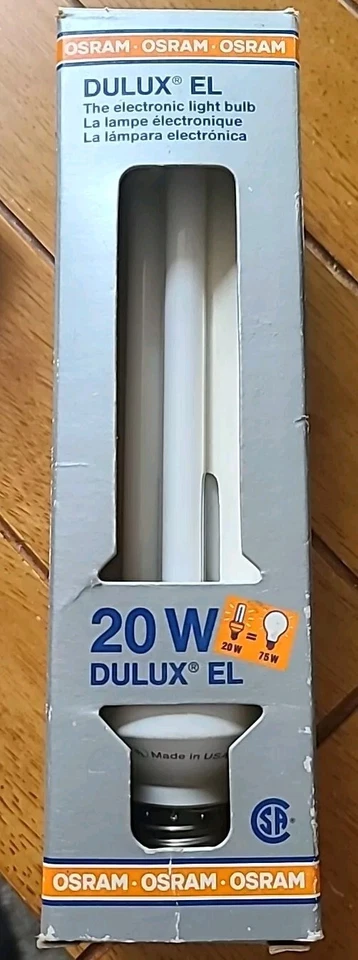 Osram Dulux EL Energy Saving Bulbs 20w 10,000 Hrs Life NEW - Image 3 of 4